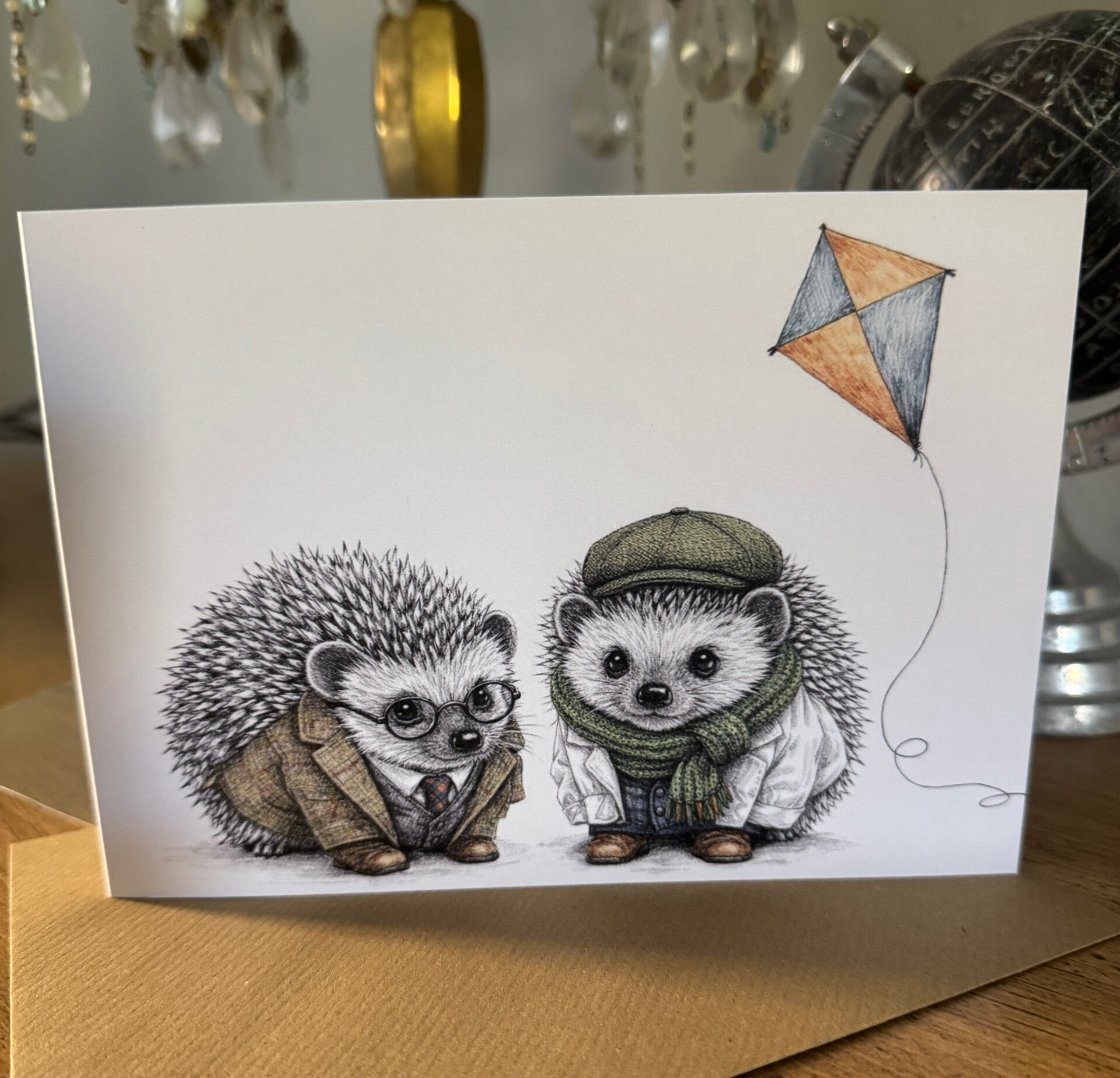 The Farm Lasses humour hedgehog greetings card for all occasions.