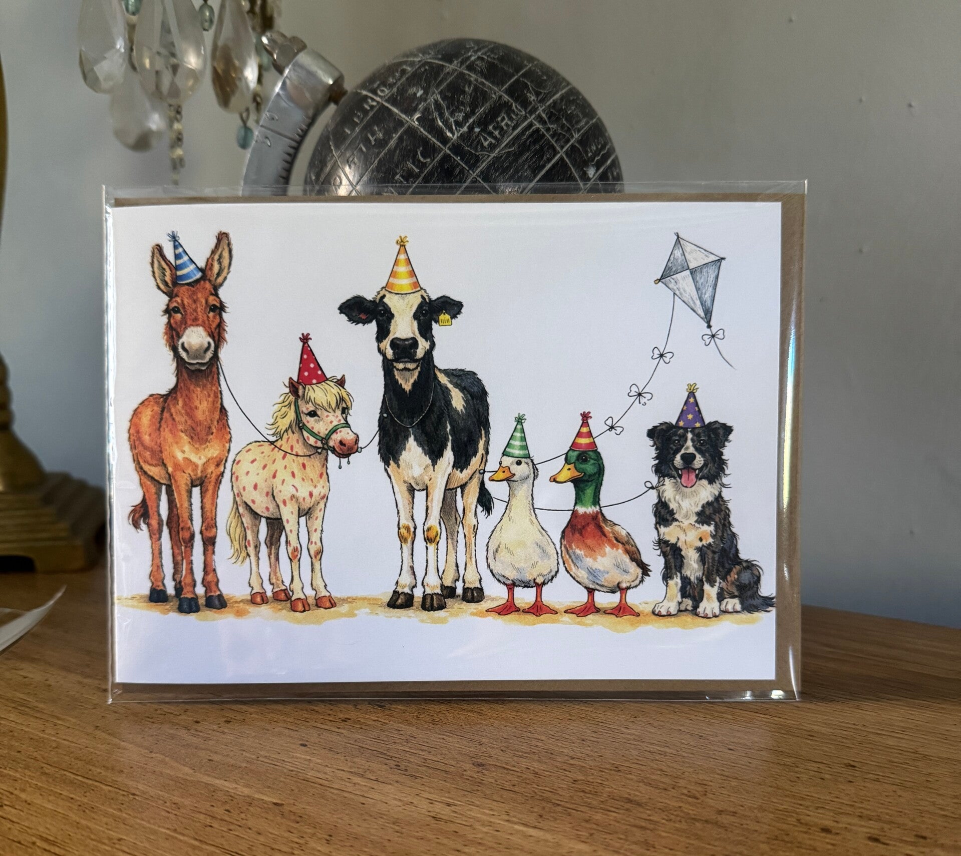 The Farm Lasses Greetings Card, Farm Humour.