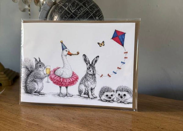 The Farm Lasses - all occasions card.