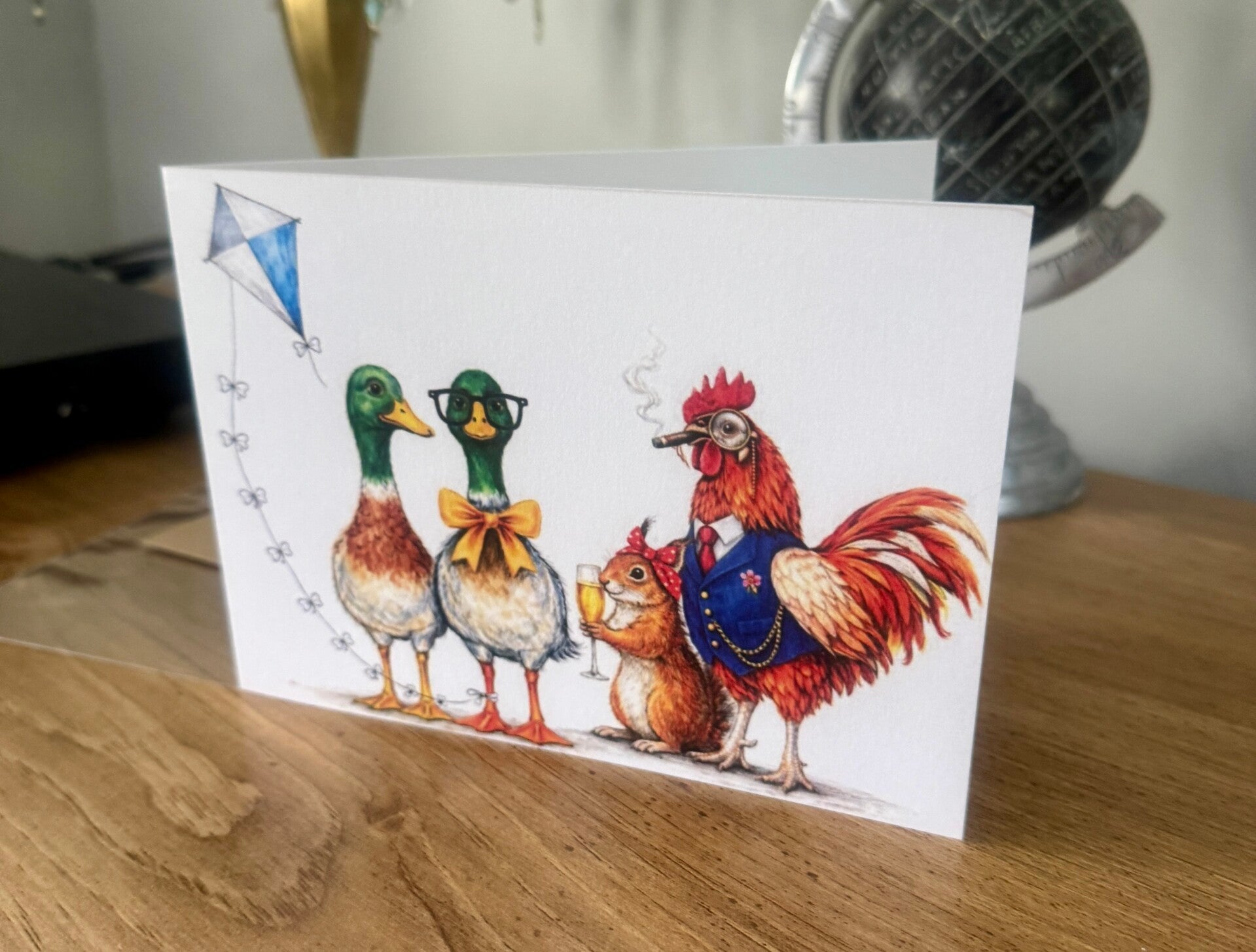 The Farm Lasses all Farm, humour greetings card.