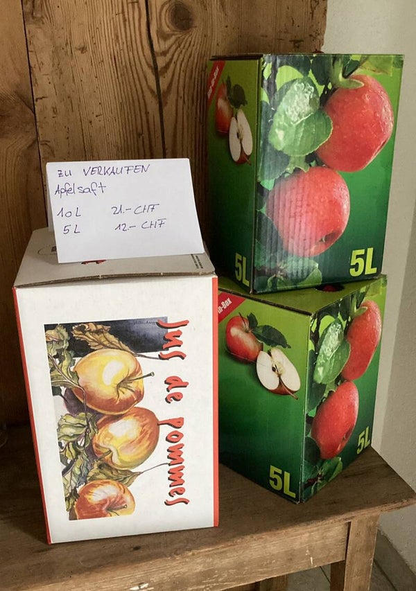 Süssmost naturtrüb von unbehandelten Äpfeln