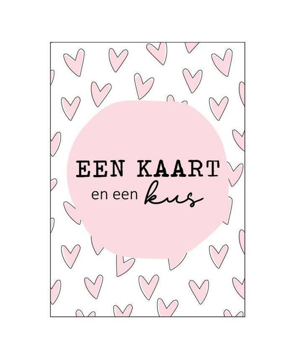 Een kaart en een kus