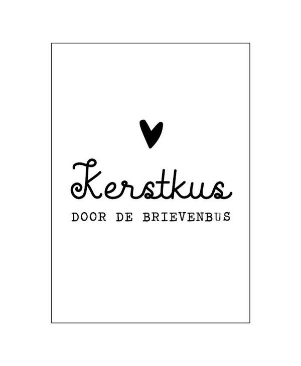 Kerstkus Door De Brievenbus