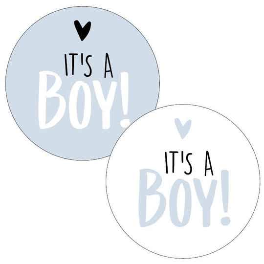 Sticker Baby Boy | (10 stuks)