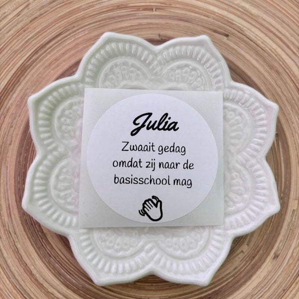 Sticker | Zwaai gedag