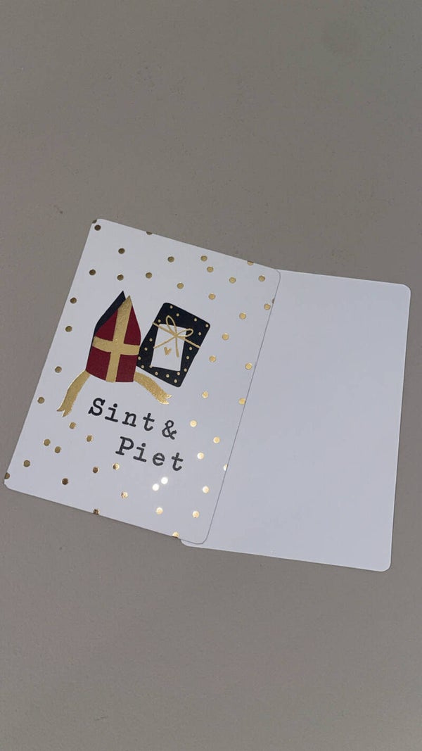 Mini kaart - liefs Sint & Piet