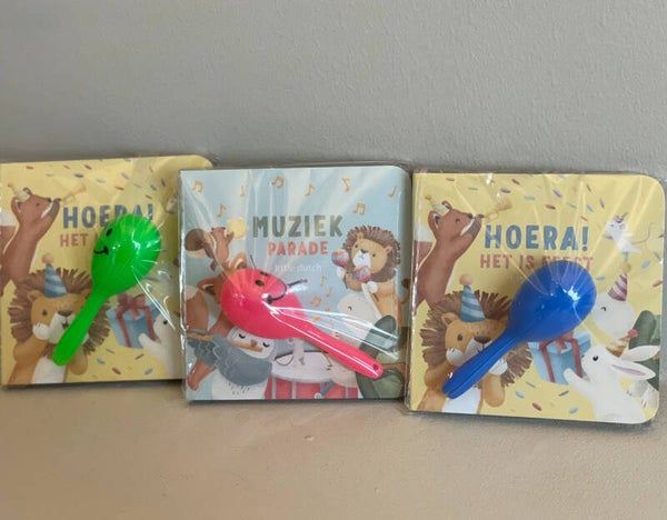 Traktatie Little dutch boekje feest