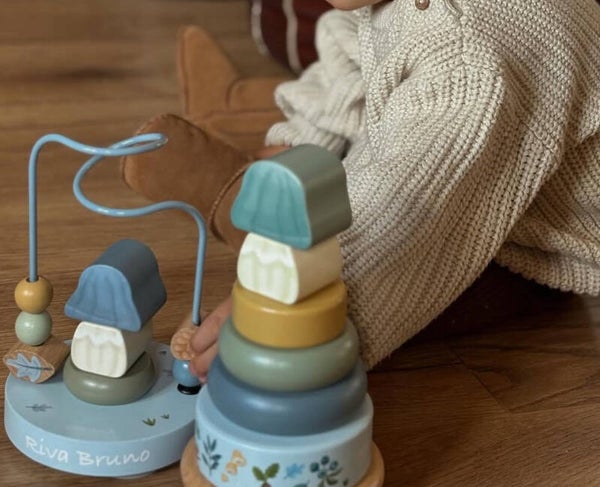Little Dutch |  Activiteitenspiraal | Blauw met naam