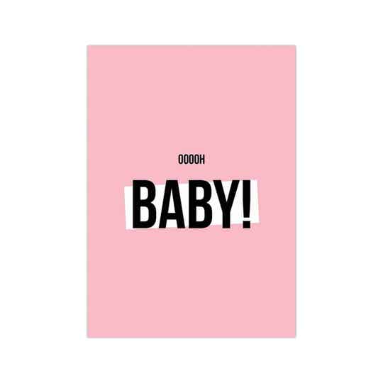 Kaart Oh Baby Roze