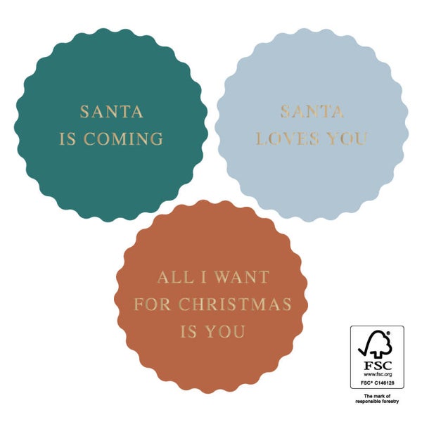 Sticker | Kerst Gold |