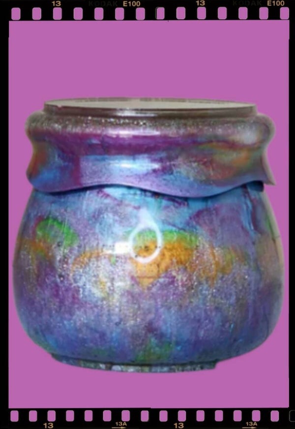Customized Resin Art Jars