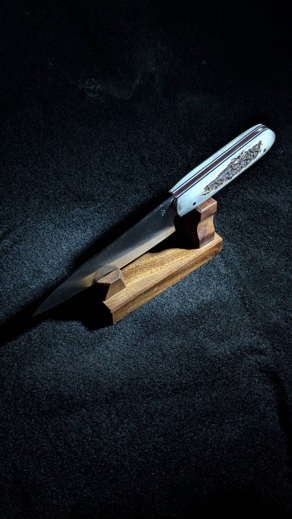 Couteau de cuisine en bois de cerf