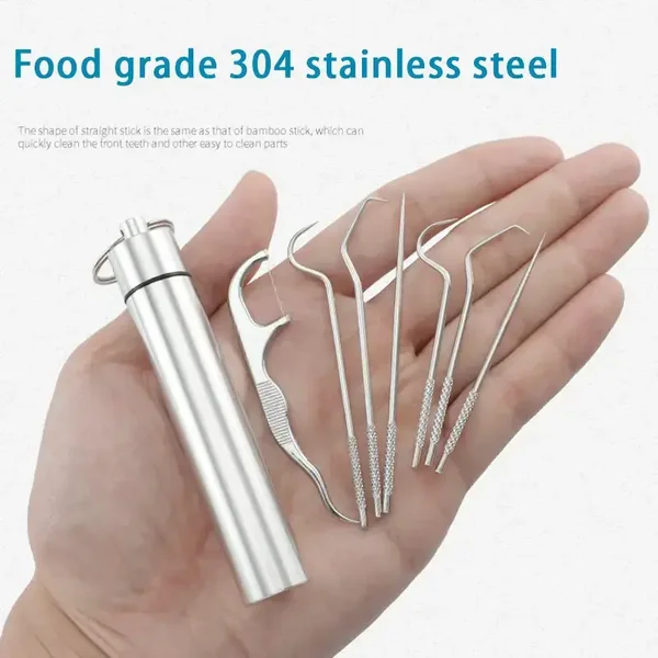 Stainless Steel Tooth Pick Set