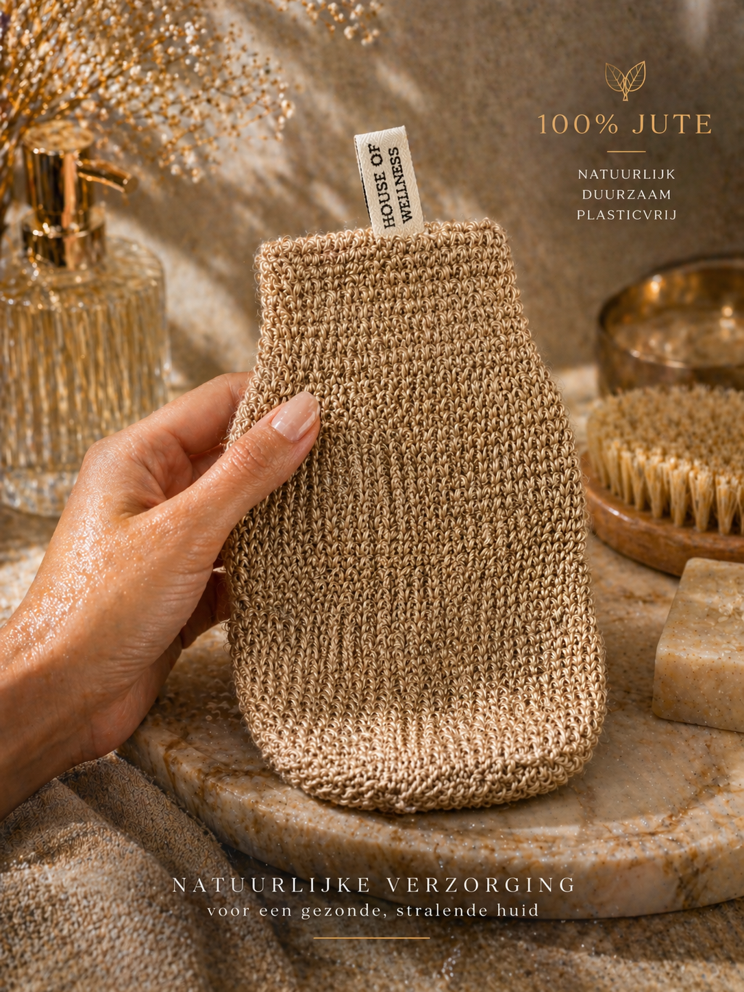 THE RAW GLOW – Jute Exfoliating Mitt