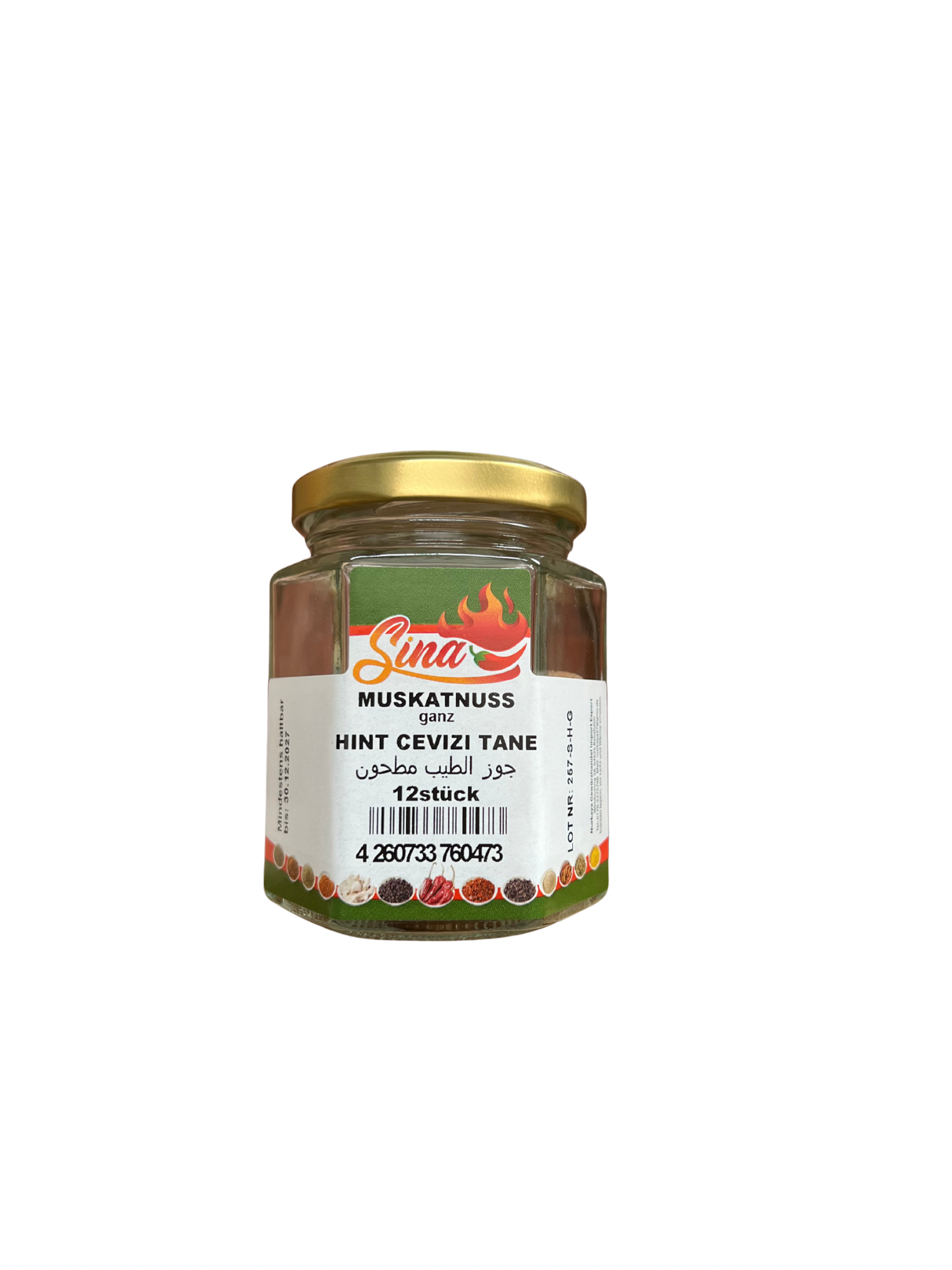 Muskatnuss ganz - Hint Cevizi Tane