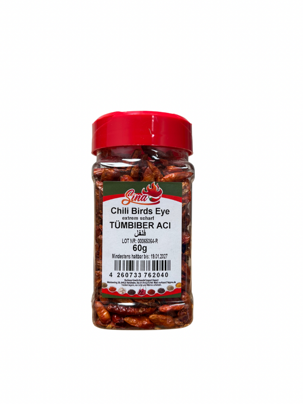 Chili Birds Eye extrem scharf - Tümbiber Acı