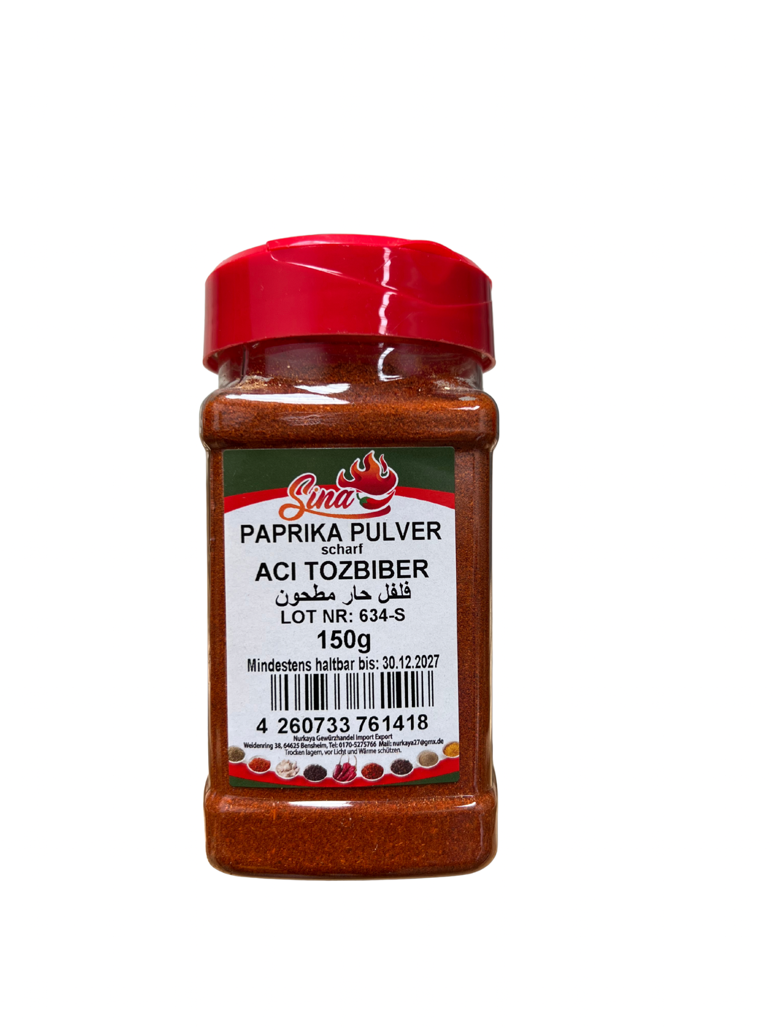 Paprika Pulver scharf - Acı Toz Biber