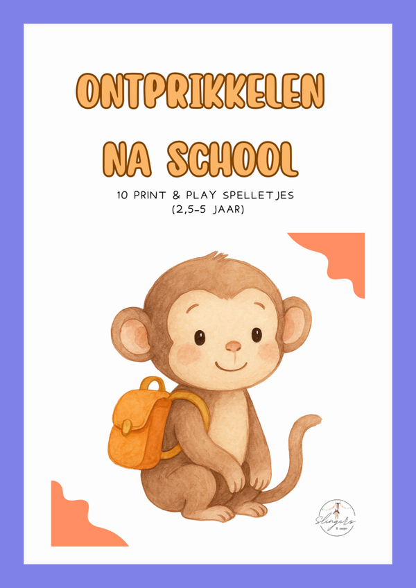 Ontprikkelen na school – 10 print & play activiteiten