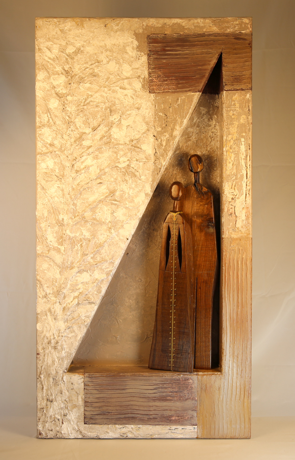 The Quiet Between Us, Shadow Box Fine Art - Size 19 x 38 inches
