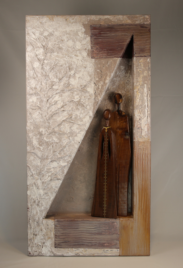 Shadow Box, The Quiet Between Us, Fine Art - Size 19 x 38 inches