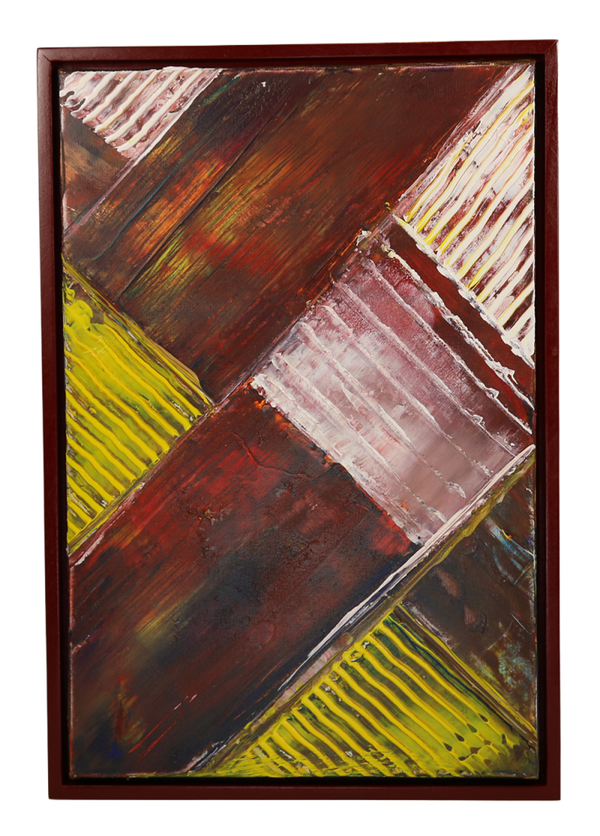Harvest Lines, acrylic paintings on canvas hand painted- 13 x 19 inches
