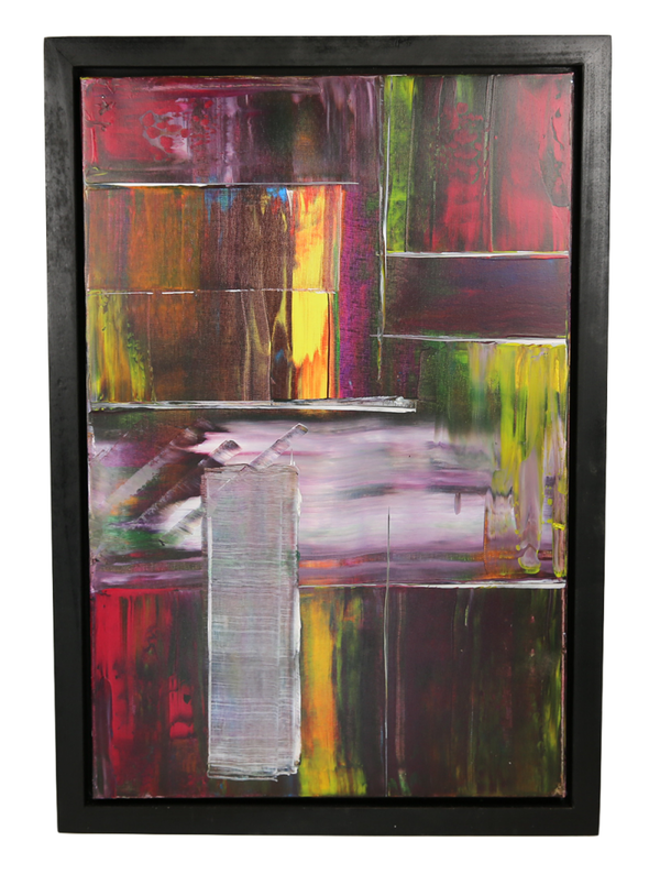 Fragments of Light, acrylic hand paintings, Fine Art - 17 x 26 inches