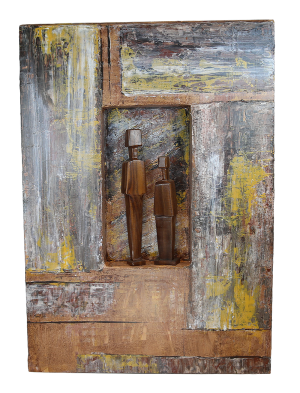 Together Through Time - 23 x 32 x 3 inches
