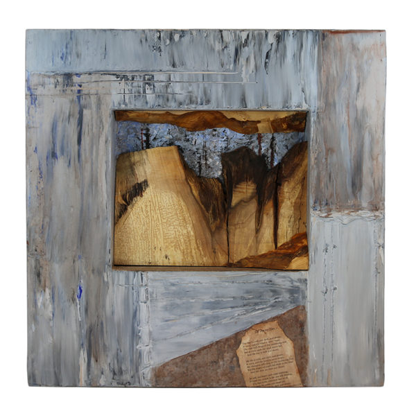 The Hidden Canyon - 25 x 25 x 4 inches