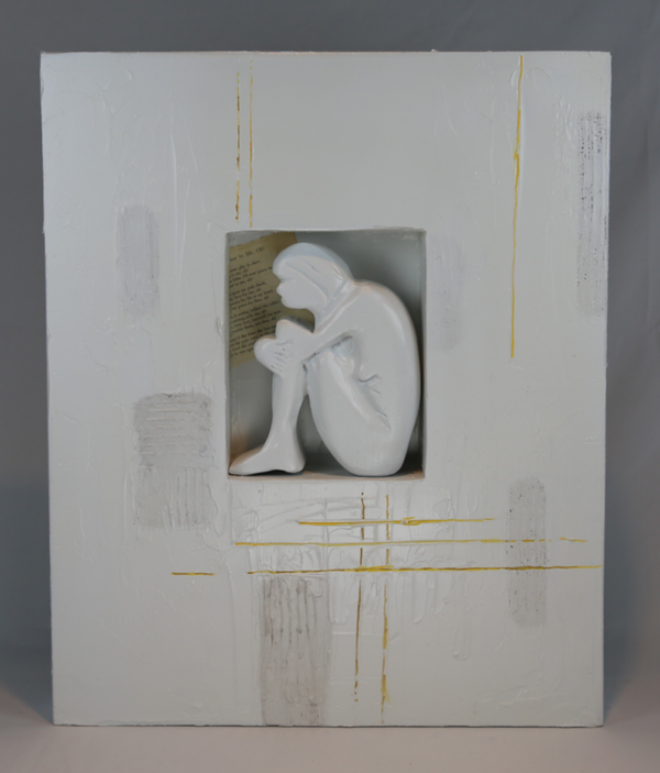 The Unspoken - 17 x 21 x 4 inches