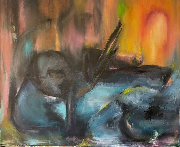 Päätepysäkki, 100 x 81 cm