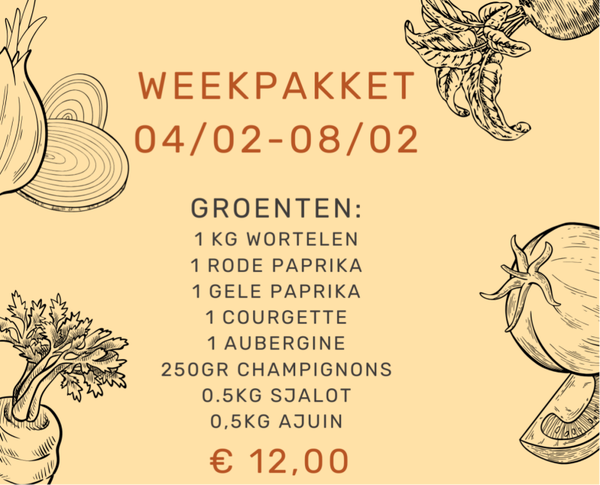 Weekpakket groenten