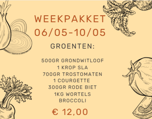 Weekpakket groenten