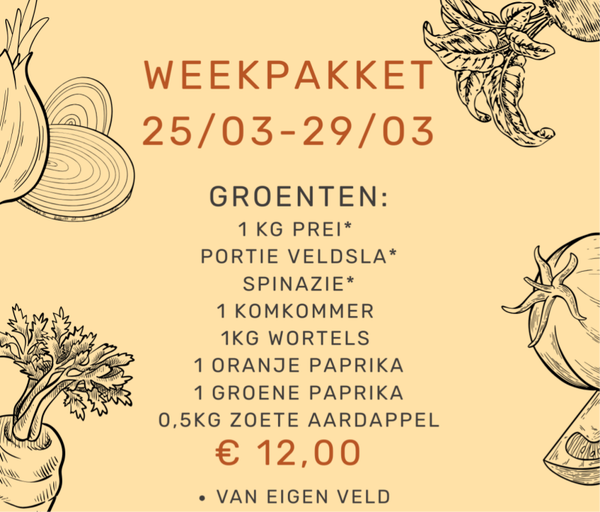 Weekpakket groenten