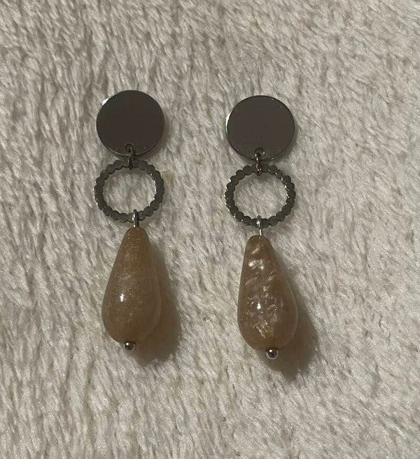 Earrings Brown BR12