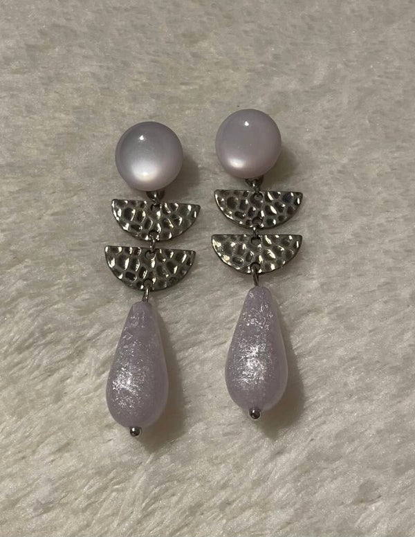 Earrings Purple PU5