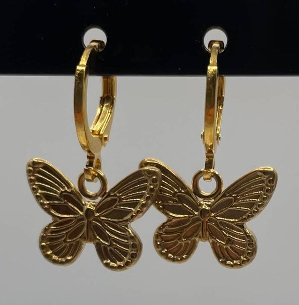 Earrings Special Butterfly Gold