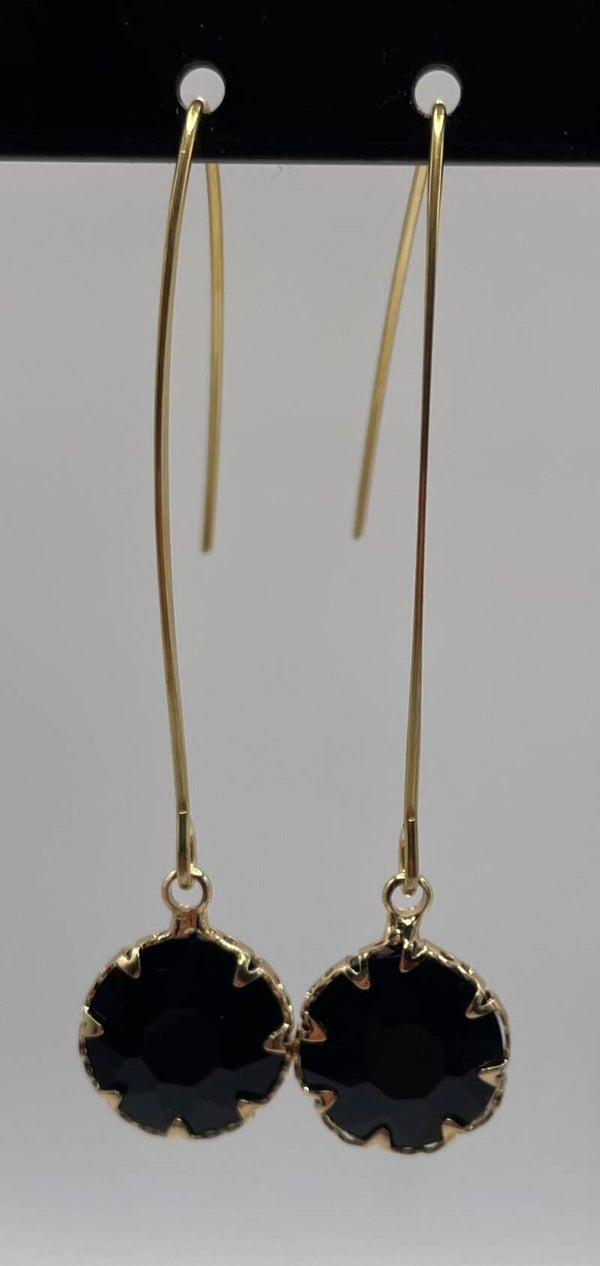 Earrings Ona Black Gold