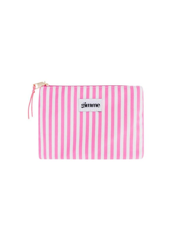 Toilet Bag Stripes Pink