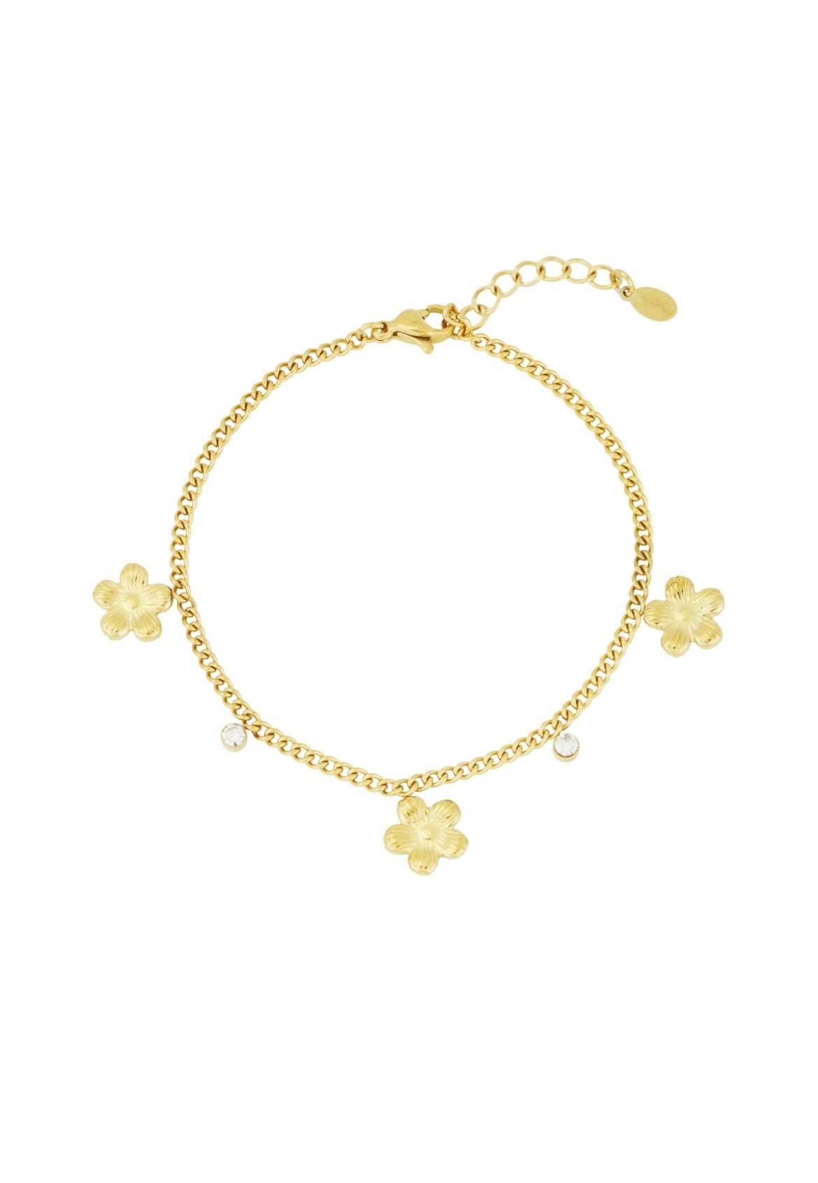 Bracelet Gleaming Flowers Gold