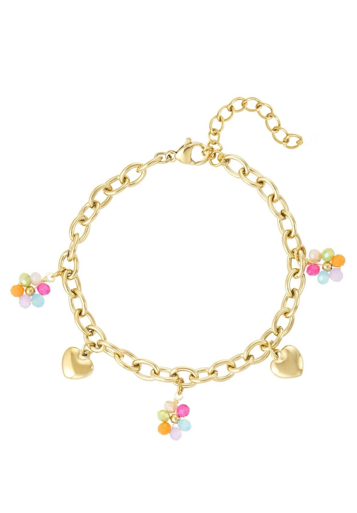 Bracelet Love Flower Gold
