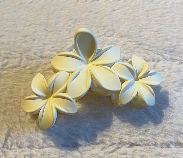 Hairclip Daisy Off White