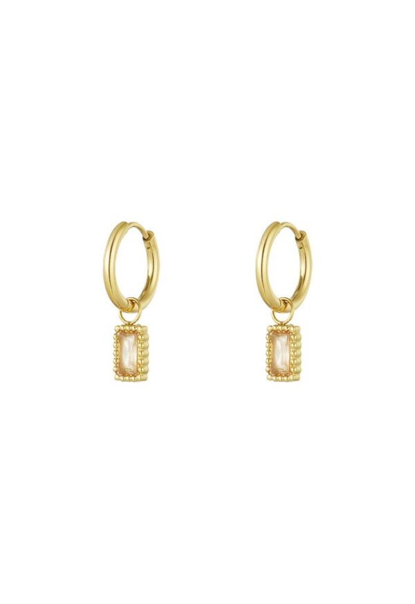 Earrings Classy Champagne Gold