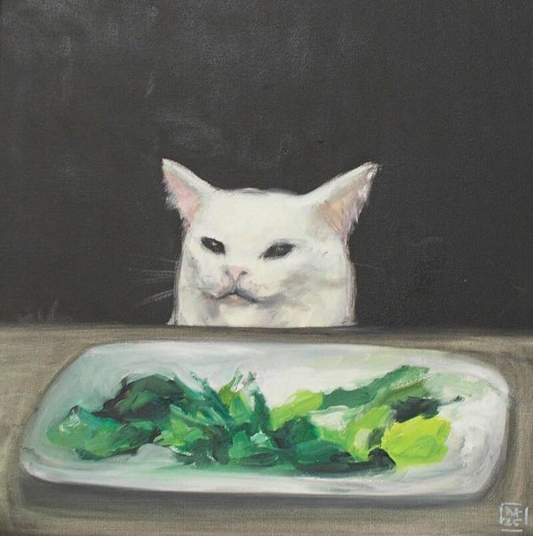 Salad cat
