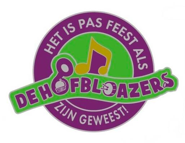 Hofbloazers - Het is pas feest - pin!