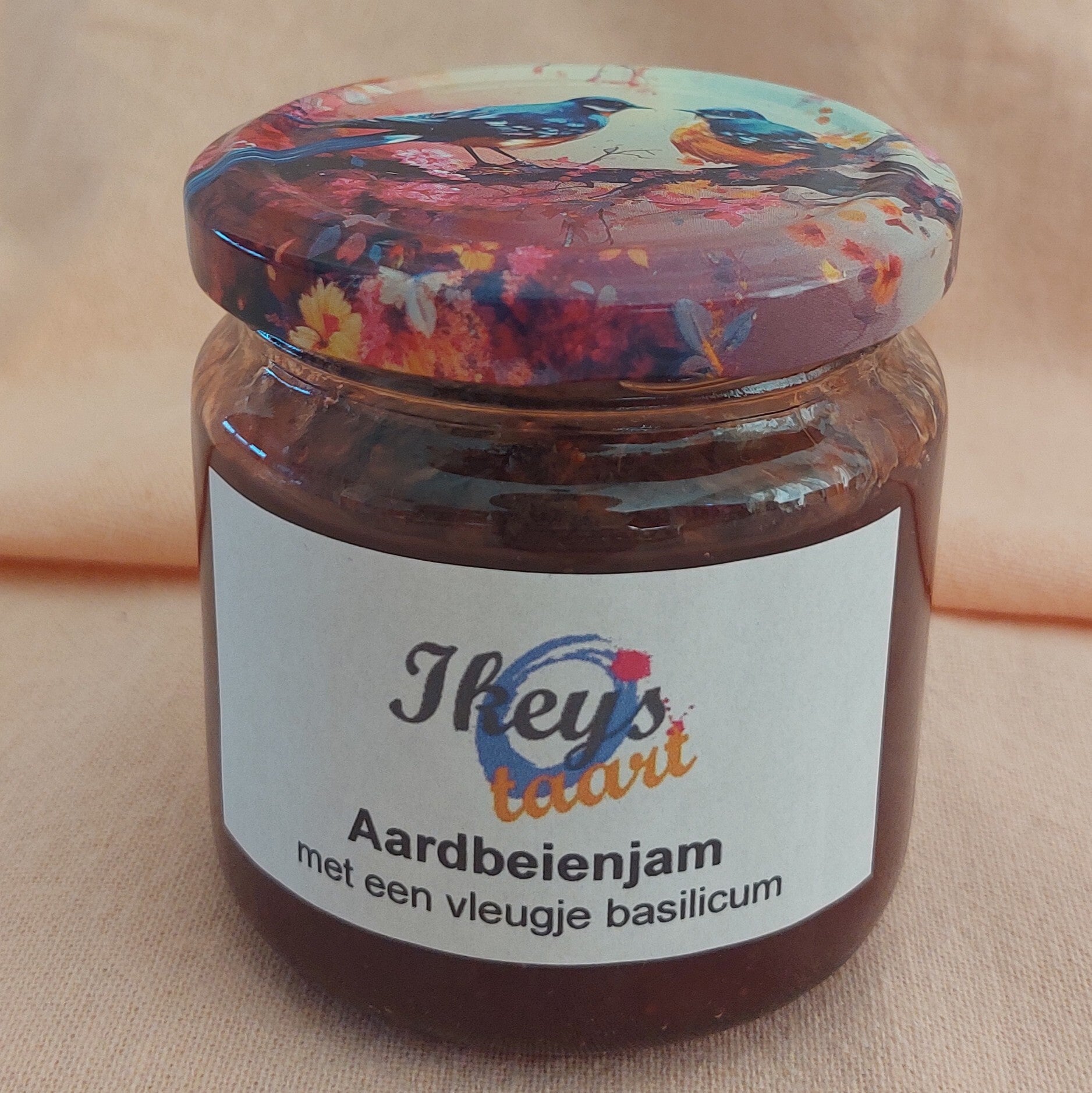 Jam "Aardbeien met een vleugje basilicum"