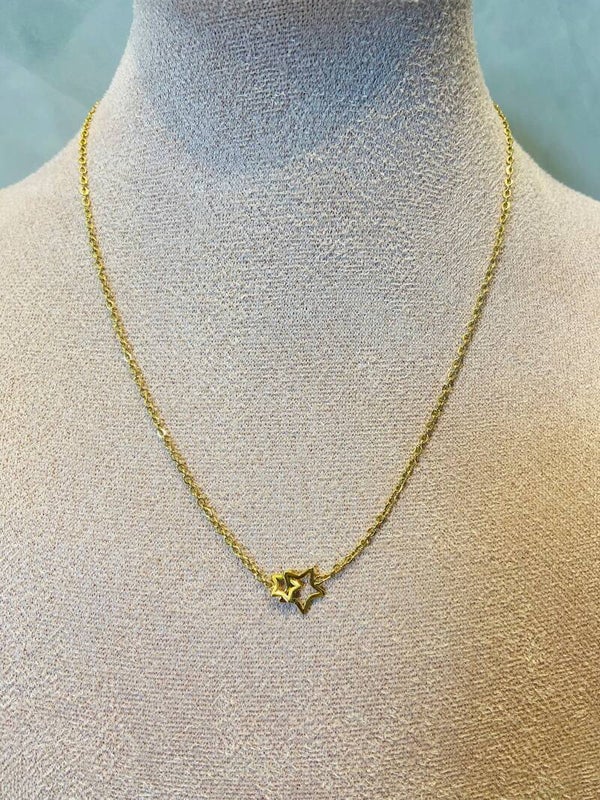 Ketting met 2 sterren