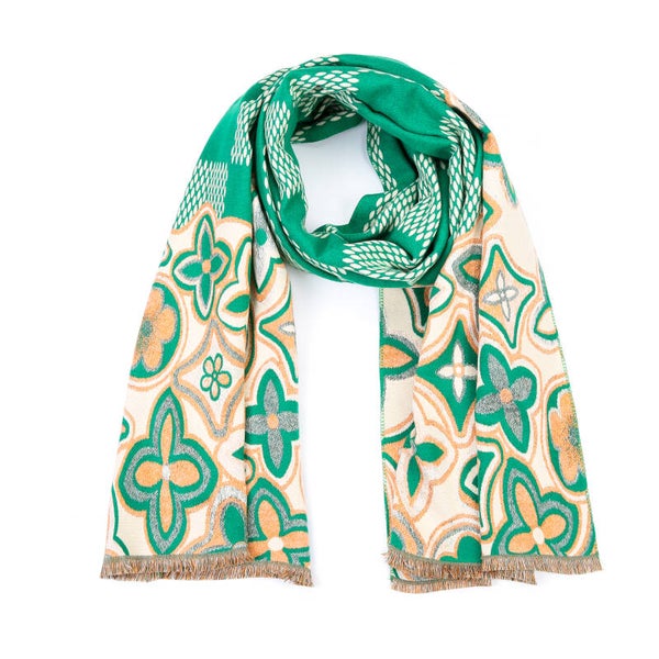 Luxe sjaal - groen