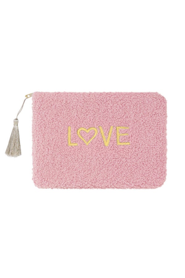 Make-up tas teddy roze