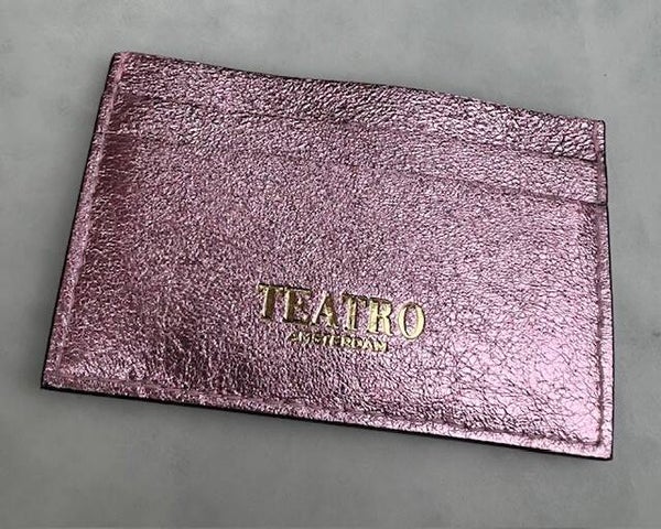 Tracey Metallic pasjeshouder roze