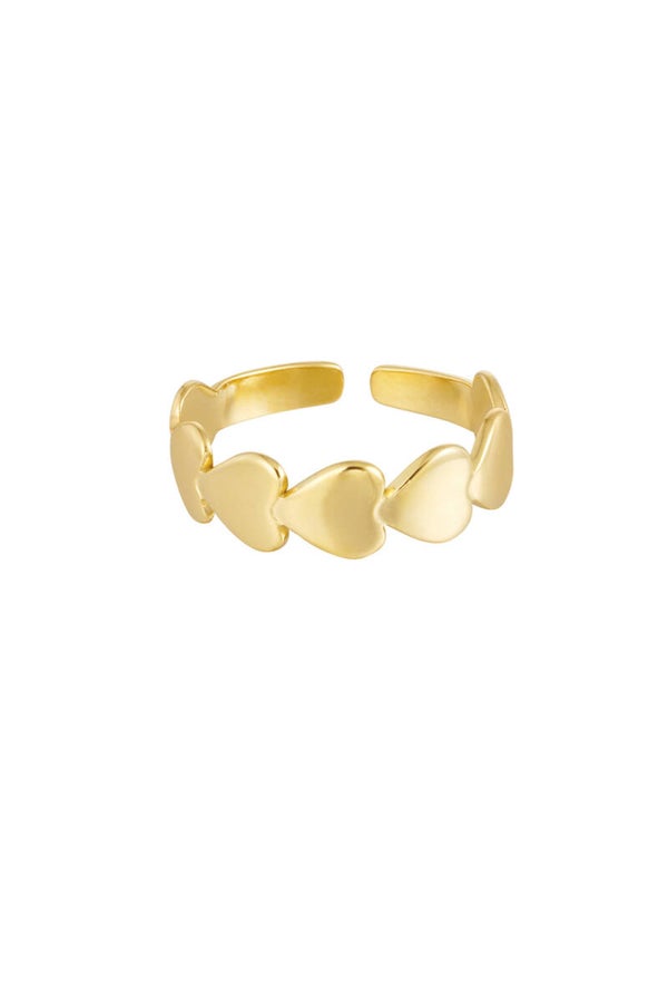 Ring met hartjes